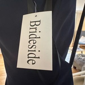 Navy bridesmaids dress